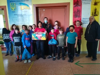 Поздравление воспитанников Одесского лицея "Олимпиец" (школы-интерната №5) с Пасхой.
